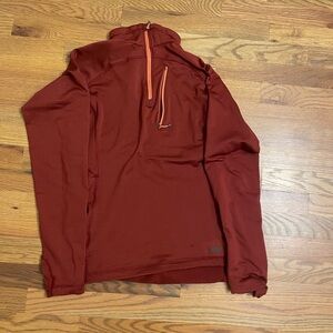 Red Quarter-Zip Pullover
